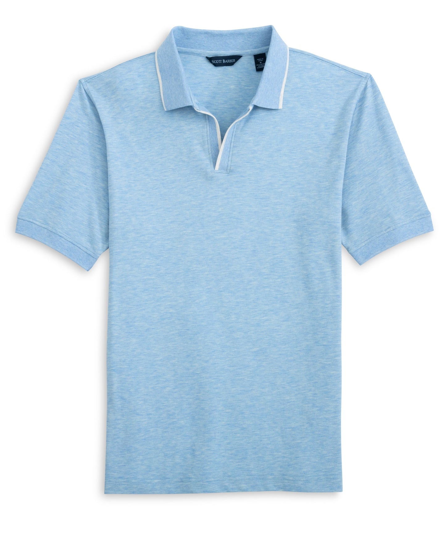 Pima/Silk Johnny Collar Polo