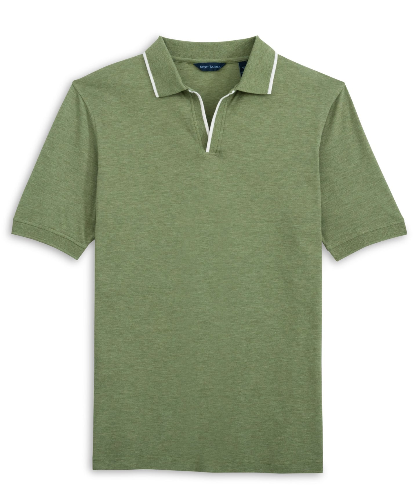 Pima/Silk Johnny Collar Polo