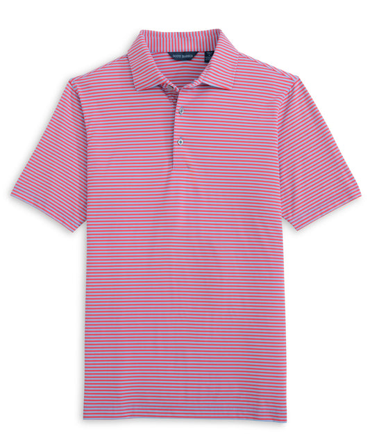 Prep Stripe Performance Polo