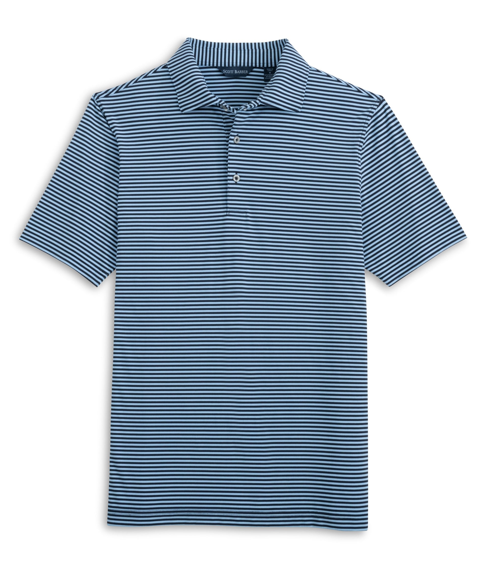 Prep Stripe Performance Polo - Scott Barber