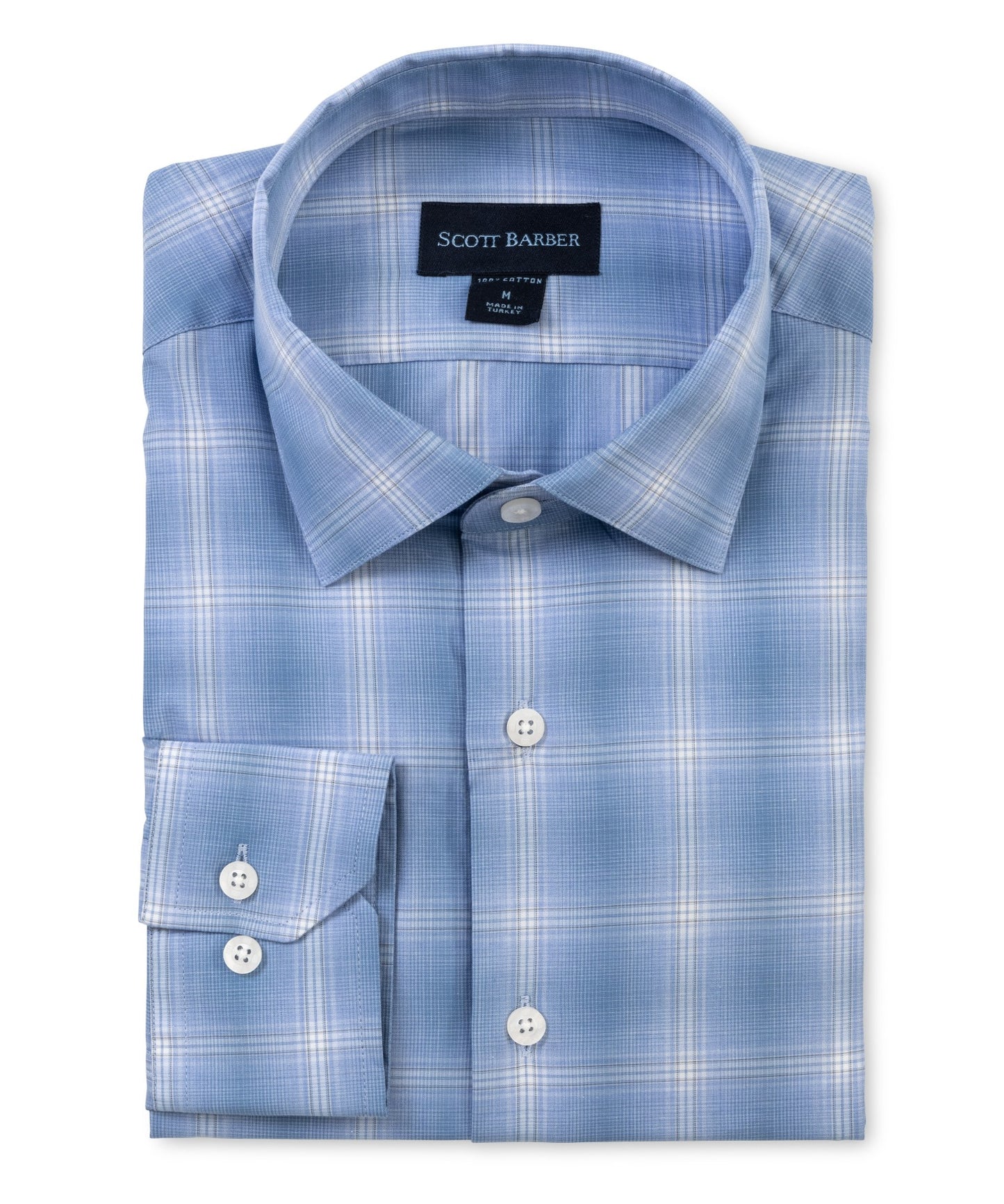 Fine Poplin Ombre Plaid