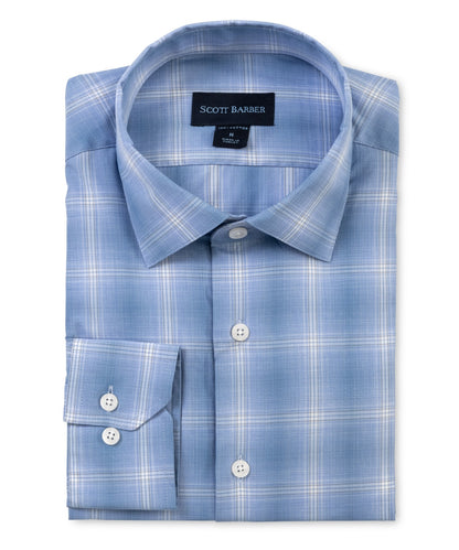 Fine Poplin Ombre Plaid