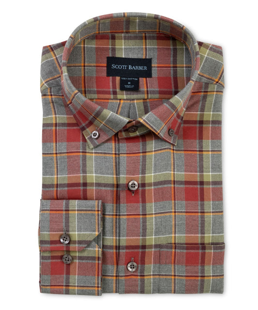 Herringbone Twill Plaid