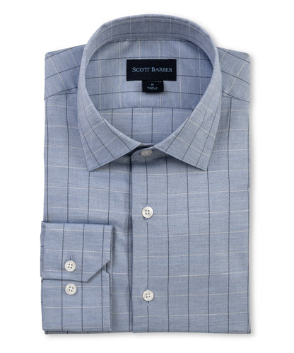 Melange Dobby Windowpane