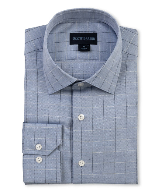 Melange Dobby Windowpane