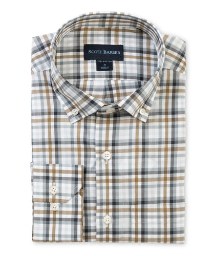 Newport Poplin Melange Multi Plaid