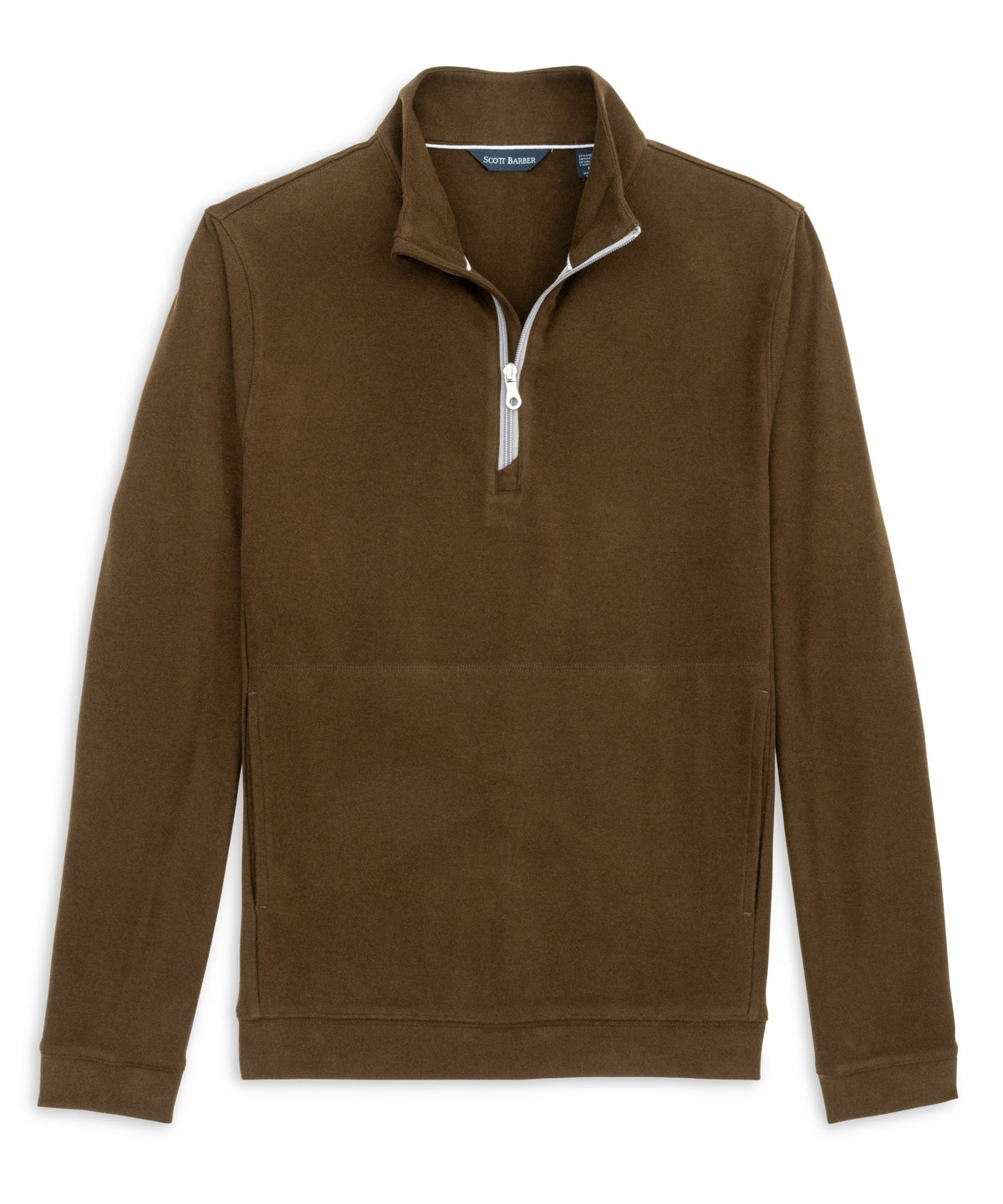 Stretch Fleece Zip Mock - Scott Barber