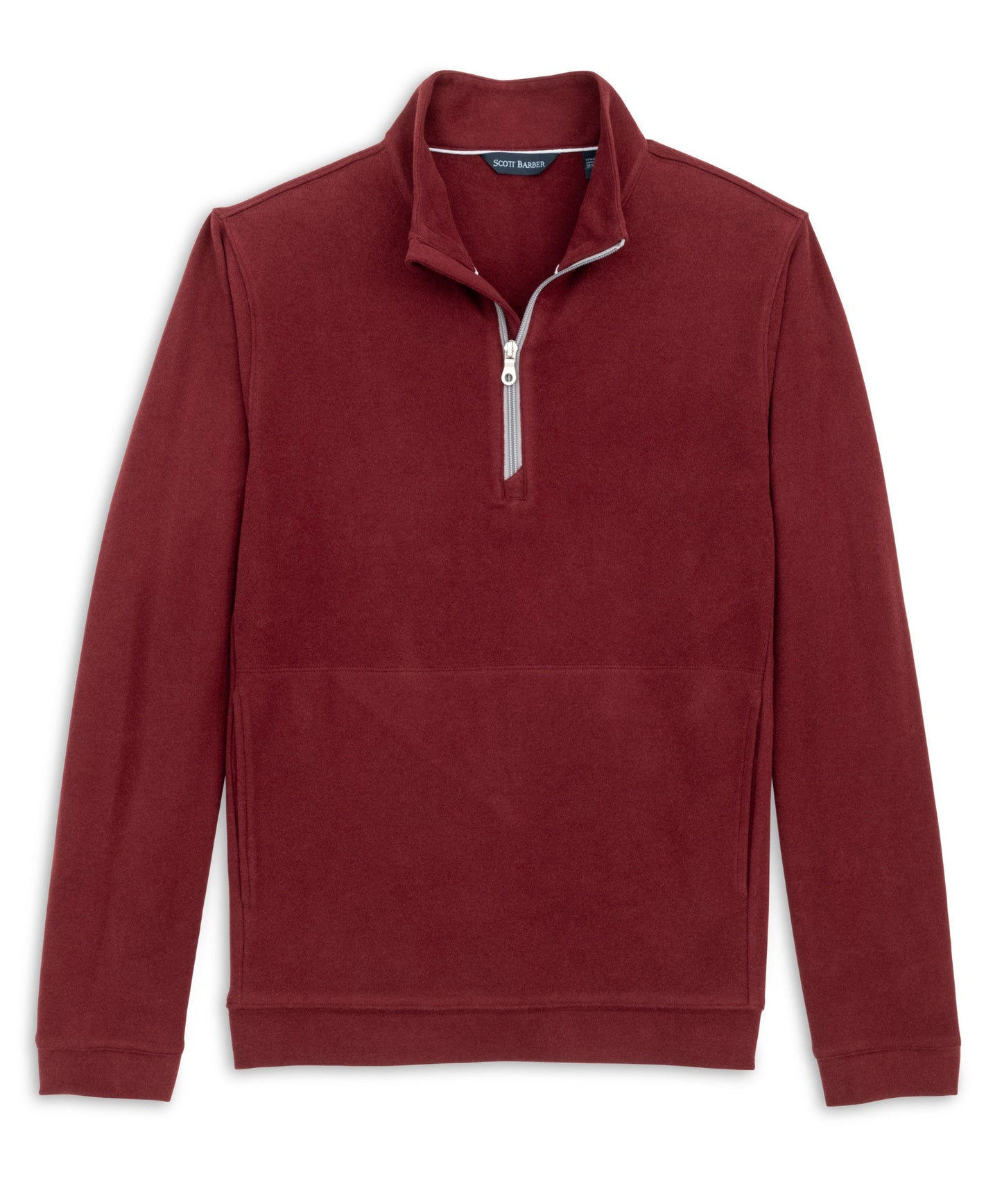 Stretch Fleece Zip Mock