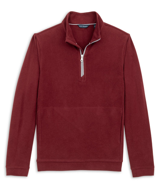 Stretch Fleece Zip Mock