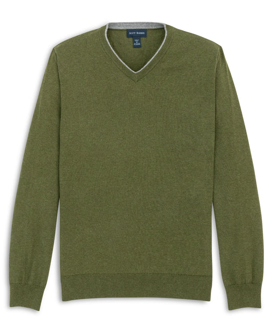 The Classic 12gg Cotton/Cashmere Vee