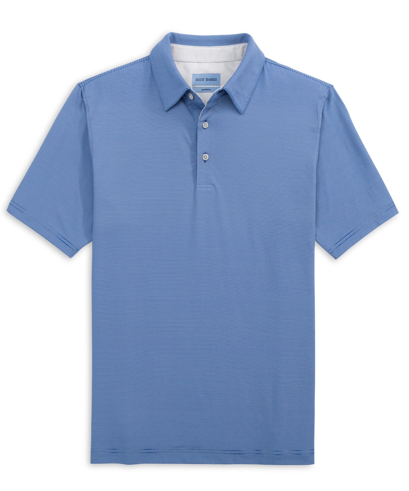 Micro Stripe Performance Polo – Scott Barber