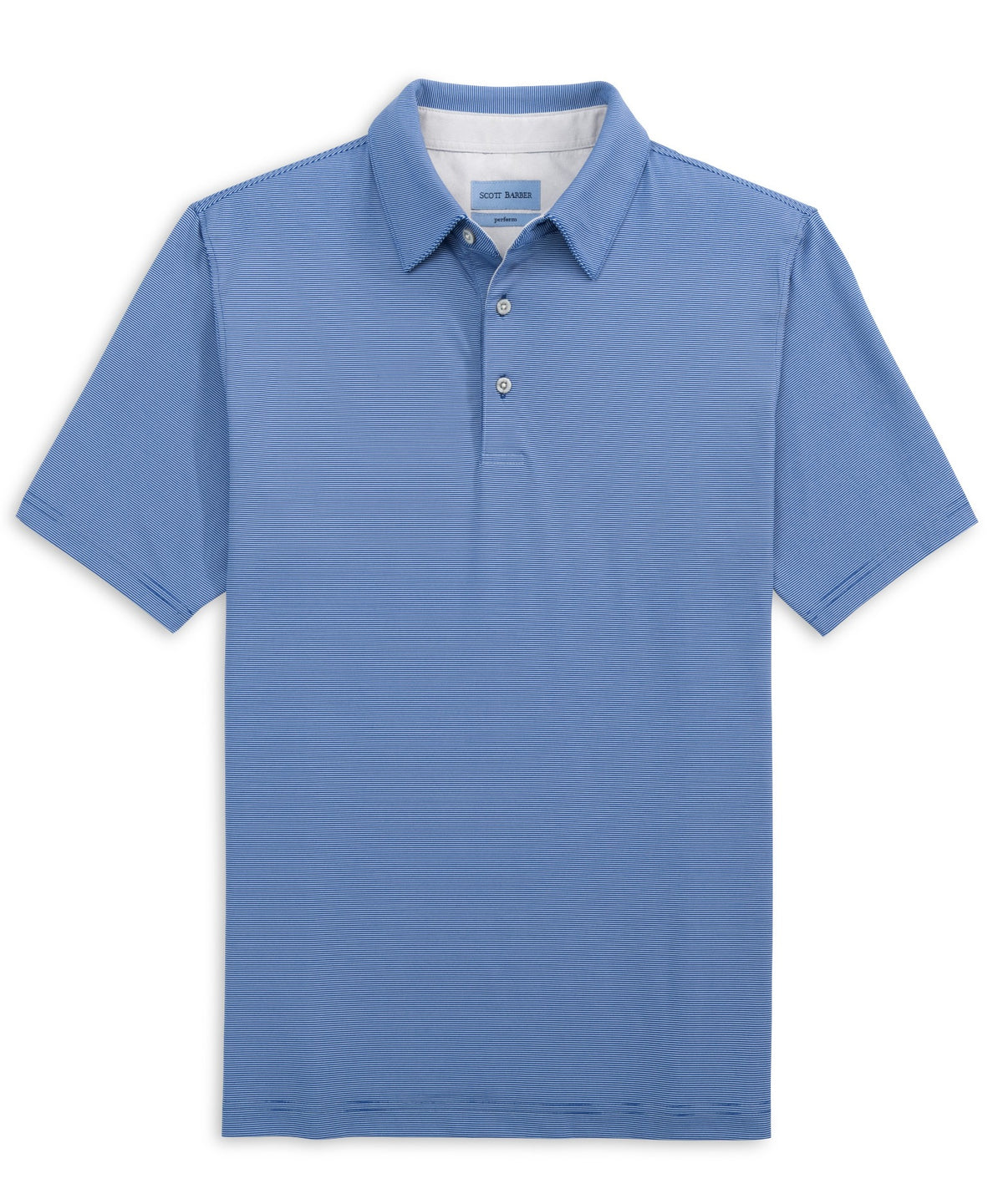 Micro Stripe Performance Polo - Scott Barber