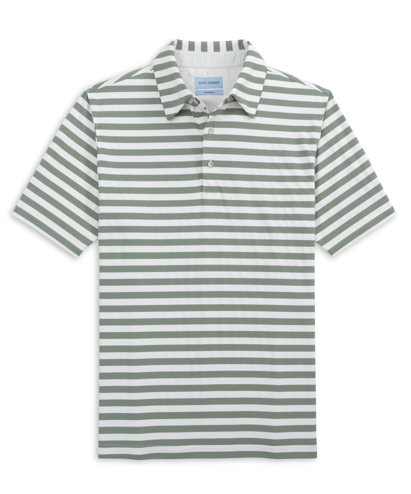 Prep Stripe Peformance Polo - Scott Barber