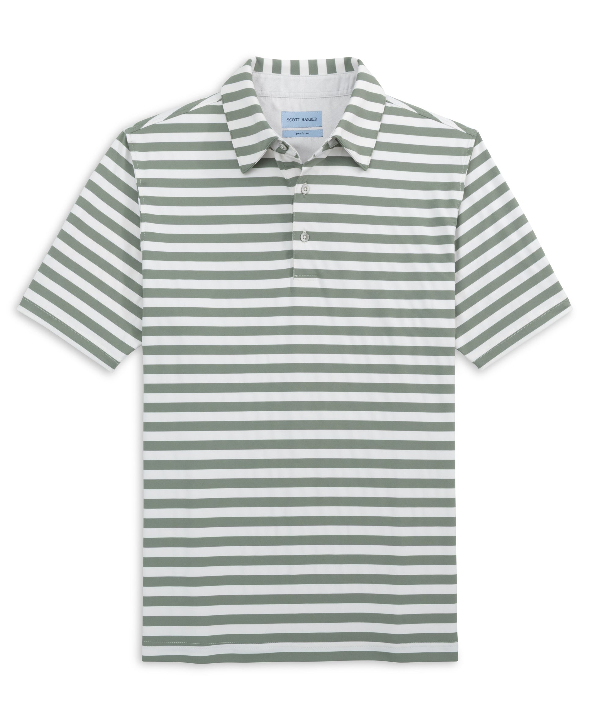 Prep Stripe Peformance Polo - Scott Barber