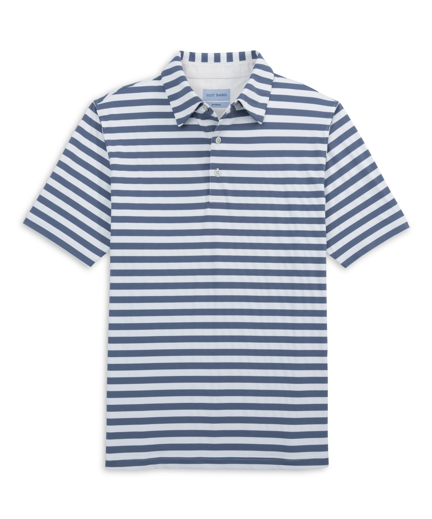 Prep Stripe Peformance Polo - Scott Barber