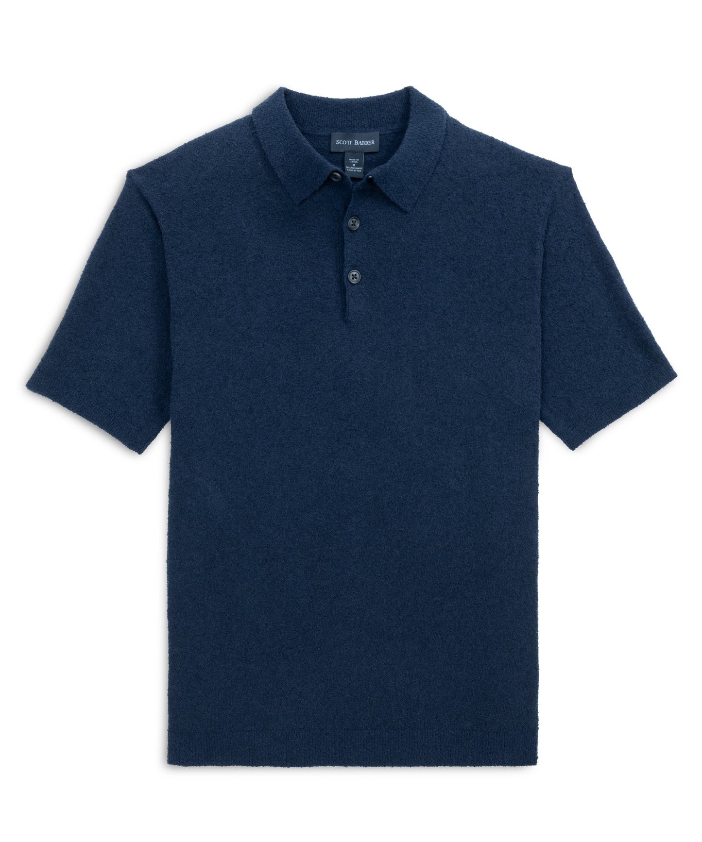 Boucle Knit Polo - Scott Barber