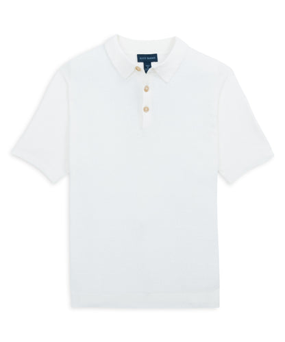 Boucle Knit Polo - Scott Barber