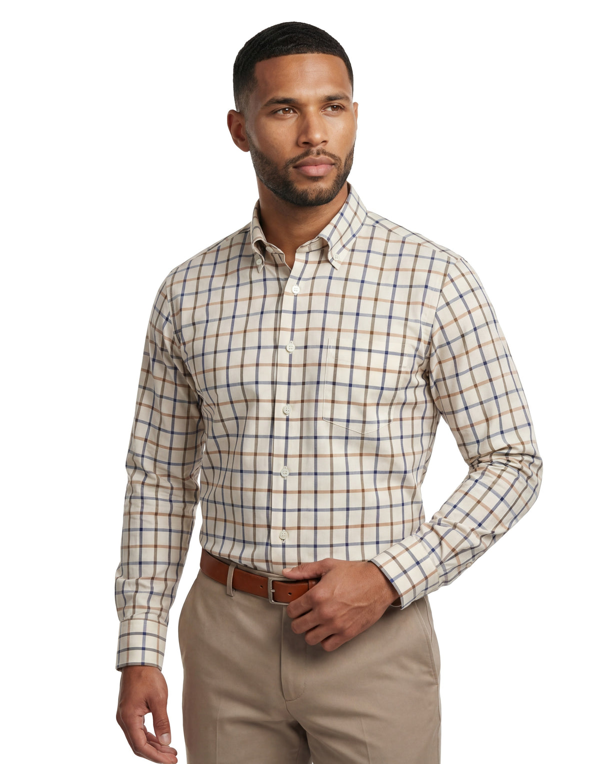 Superfine Poplin Windowpane