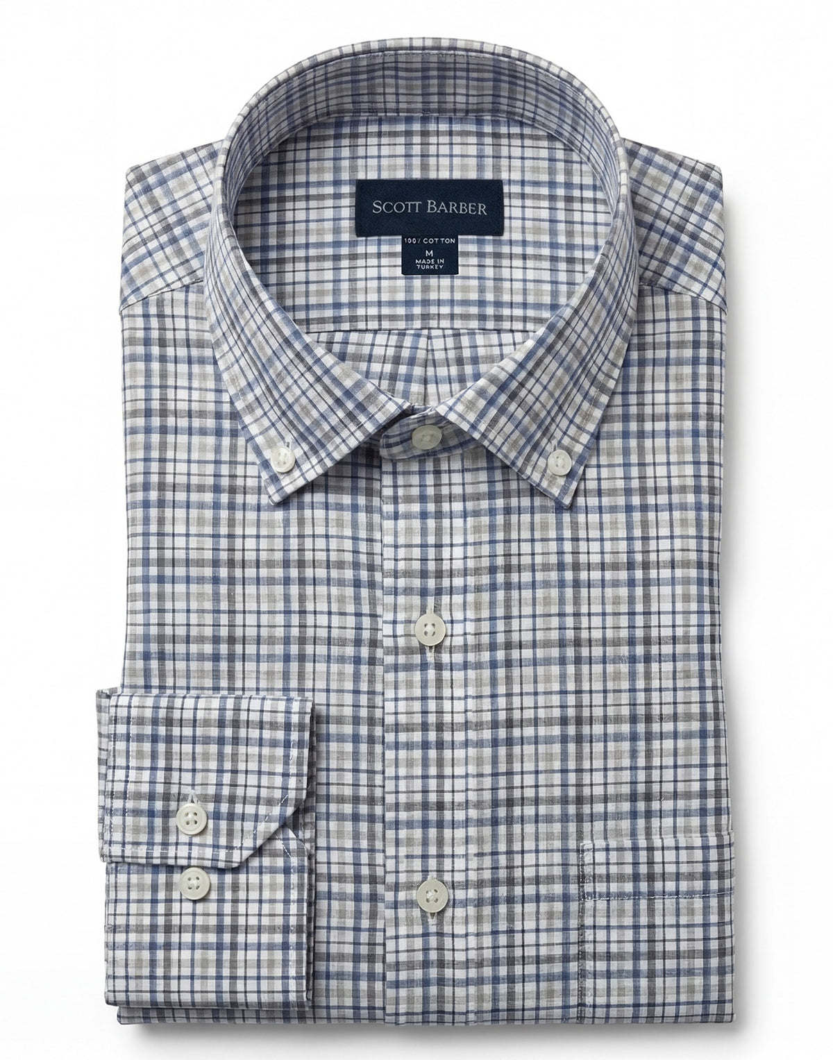 Newport Poplin Heathered Plaid
