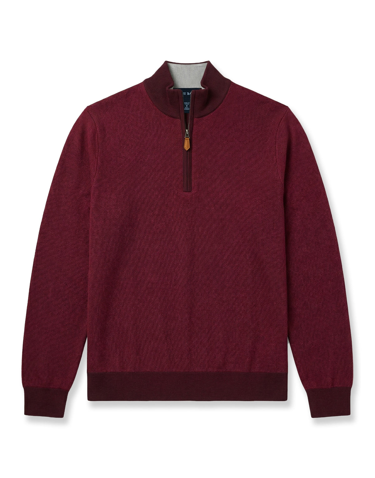 12gg Merino Quarter Zip Sweater