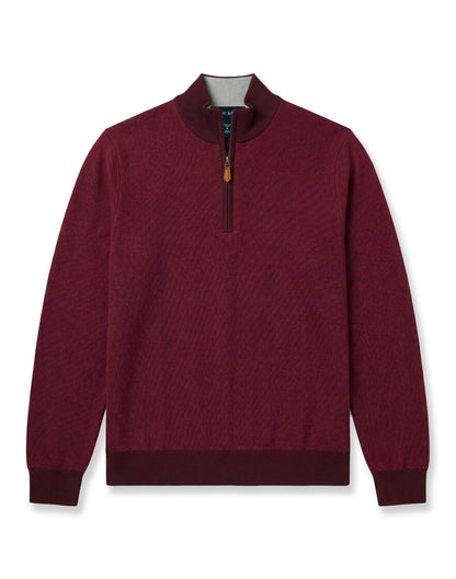 12gg Merino Quarter Zip Sweater