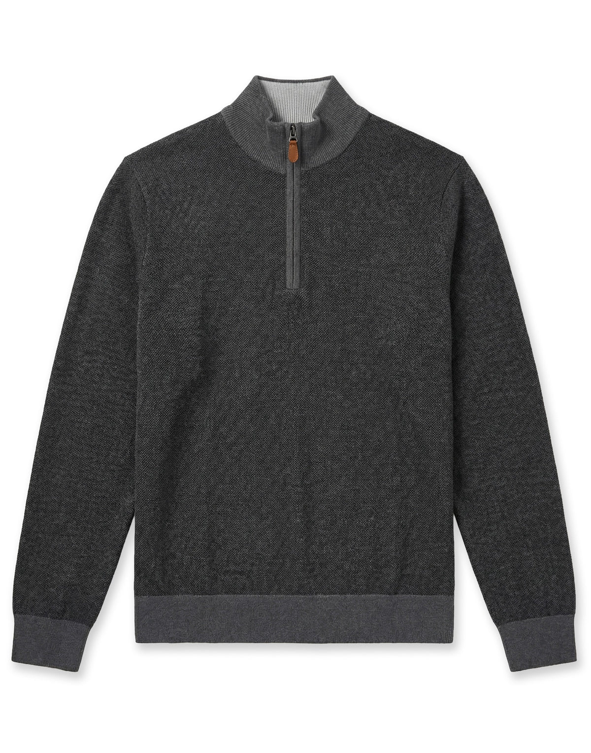 12gg Merino Quarter Zip Sweater