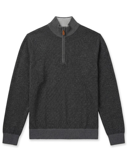 12gg Merino Quarter Zip Sweater