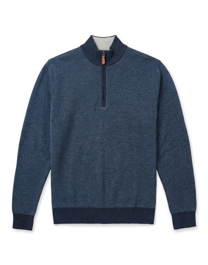 12gg Merino Quarter Zip Sweater