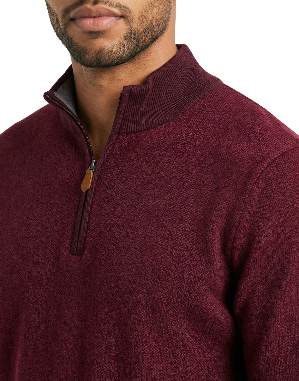 12gg Merino Quarter Zip Sweater