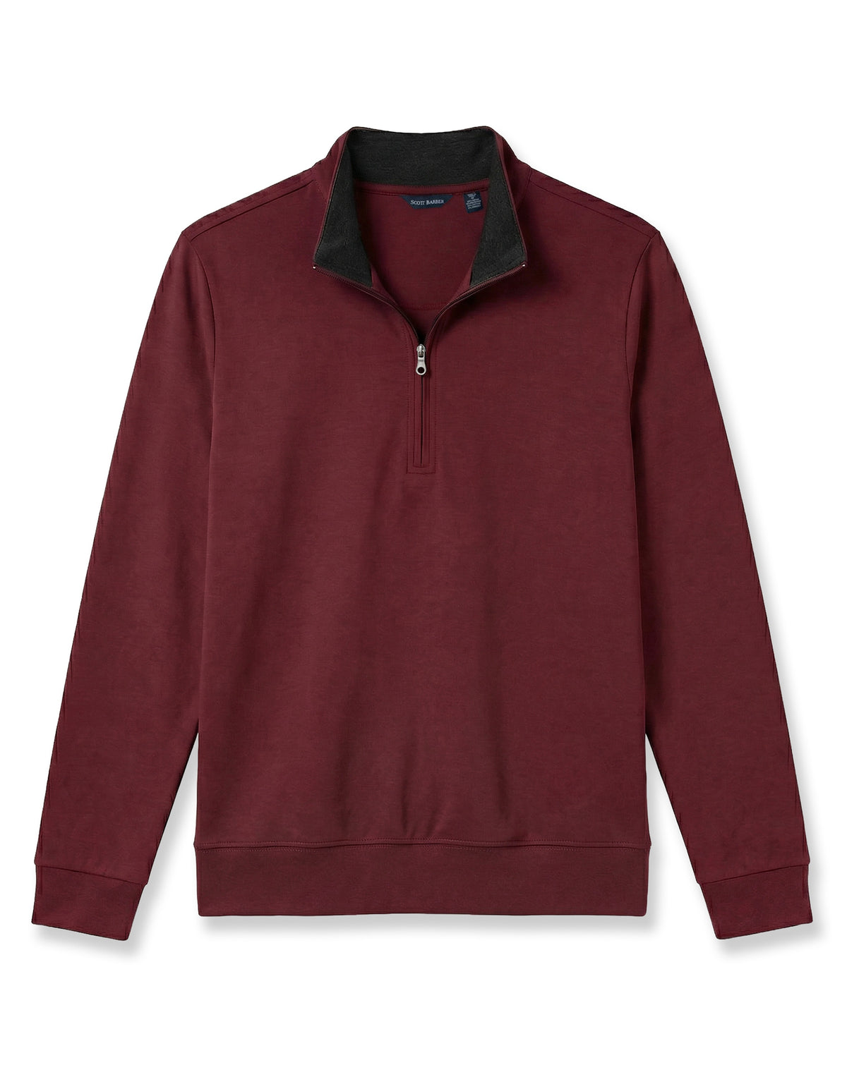 Pima Interlock 1/4 Zip Mock