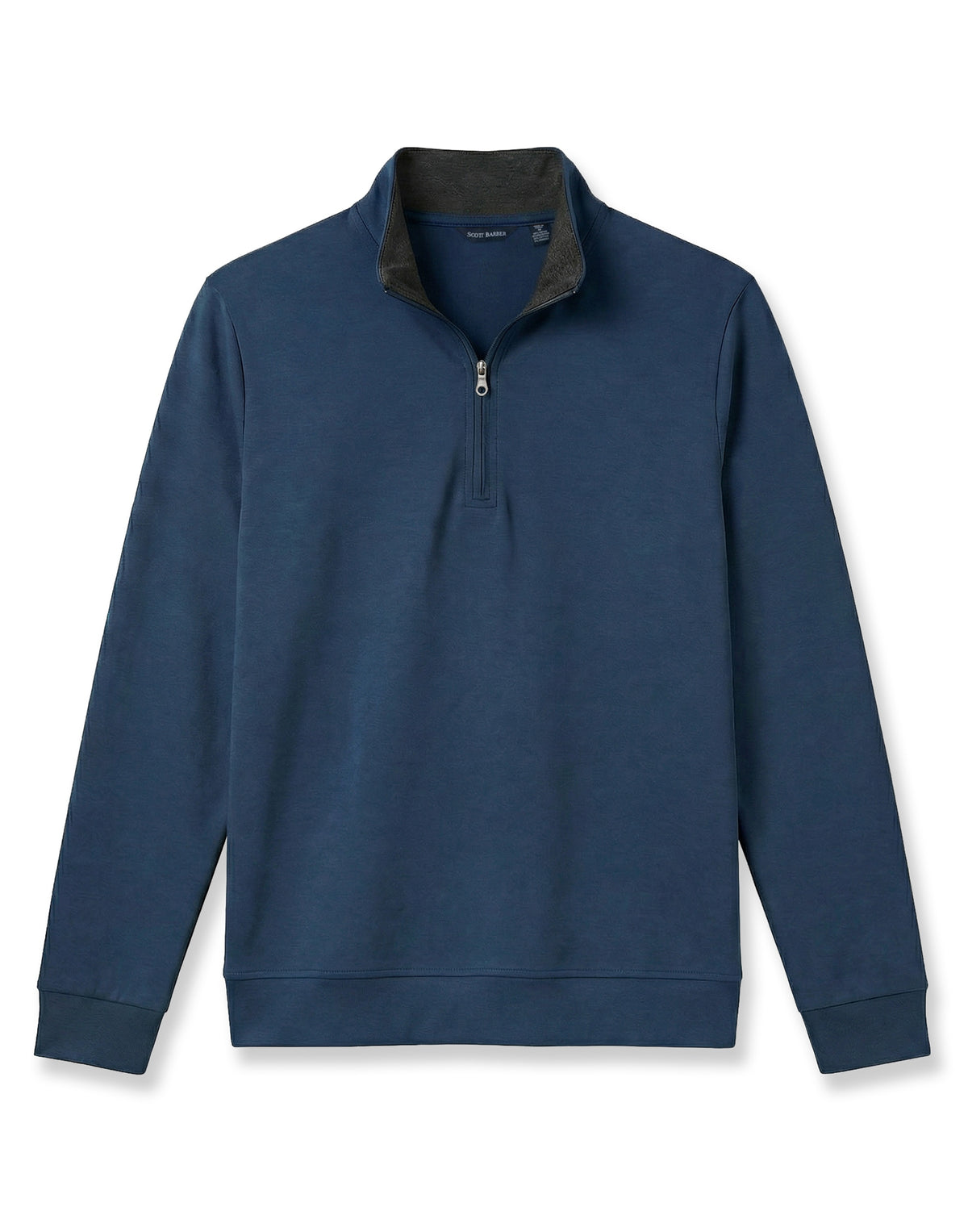 Pima Interlock 1/4 Zip Mock
