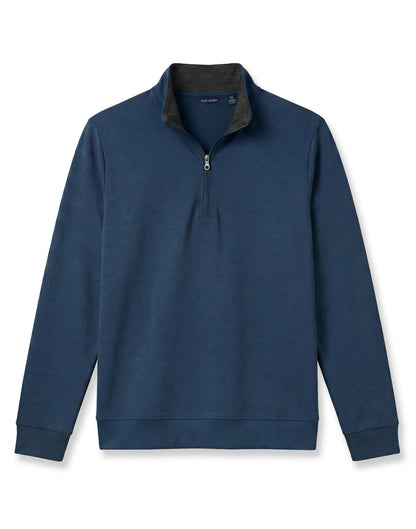 Pima Interlock 1/4 Zip Mock